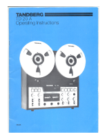 Tandberg TD-20-A - Owners Manual